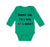 Long Sleeve Bodysuit Baby Dammit Jim I'M A Baby Not A Doctor Funny Humor Cotton - Cute Rascals