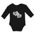 Long Sleeve Bodysuit Baby All Your Need Is Love Boy & Girl Clothes Cotton - Cute Rascals