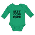 Long Sleeve Bodysuit Baby Best Oops Ever Boy & Girl Clothes Cotton