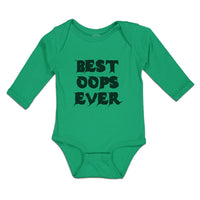 Long Sleeve Bodysuit Baby Best Oops Ever Boy & Girl Clothes Cotton - Cute Rascals