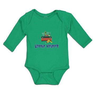 Long Sleeve Bodysuit Baby Little Helper Boy & Girl Clothes Cotton