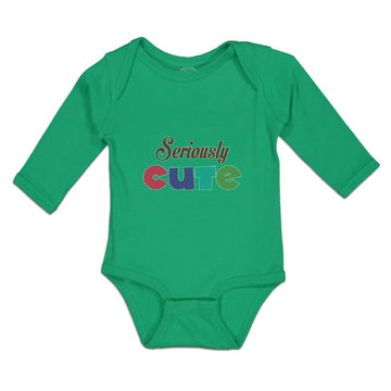 Long Sleeve Bodysuit Baby Seriously Cute Boy & Girl Clothes Cotton