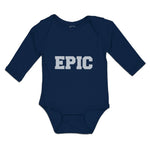 Long Sleeve Bodysuit Baby Epic Boy & Girl Clothes Cotton - Cute Rascals