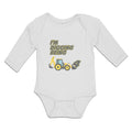 Long Sleeve Bodysuit Baby I'M Digging Being 4 Boy & Girl Clothes Cotton