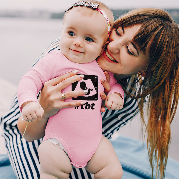 Long Sleeve Bodysuit Baby #Tbt Scanning and Inside Silhouette Baby Cotton - Cute Rascals