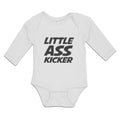 Long Sleeve Bodysuit Baby Little Ass Kicker Boy & Girl Clothes Cotton