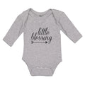 Long Sleeve Bodysuit Baby Little Blessing Boy & Girl Clothes Cotton