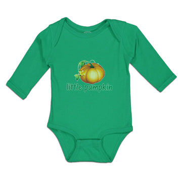 Long Sleeve Bodysuit Baby Little Pumpkin Boy & Girl Clothes Cotton