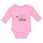 Long Sleeve Bodysuit Baby New to The Tribe Boy & Girl Clothes Cotton