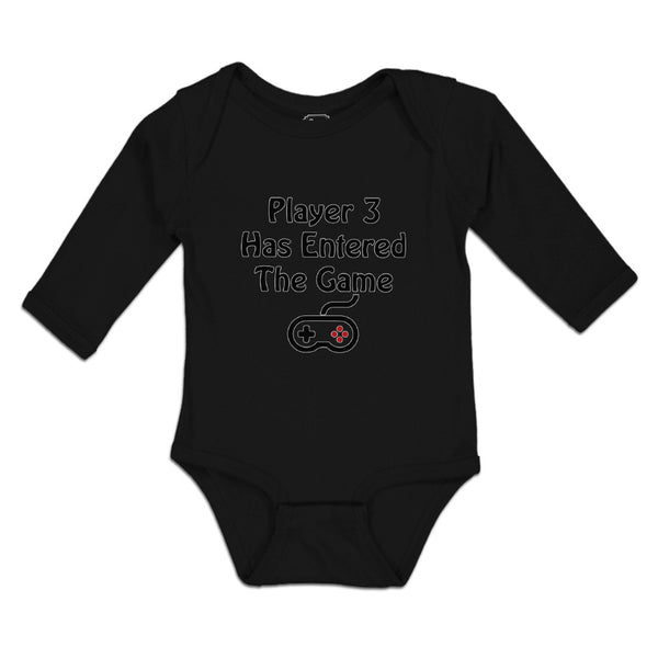 Long Sleeve Bodysuit Baby Player 3 Has Entered The Game Boy & Girl Clothes