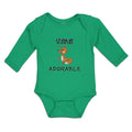 Long Sleeve Bodysuit Baby Stinkin' Adorable Boy & Girl Clothes Cotton