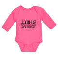 Long Sleeve Bodysuit Baby This Is My Upsidedown Shirt Boy & Girl Clothes Cotton