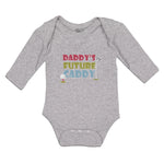 Long Sleeve Bodysuit Baby Daddy's Future Caddy Boy & Girl Clothes Cotton - Cute Rascals
