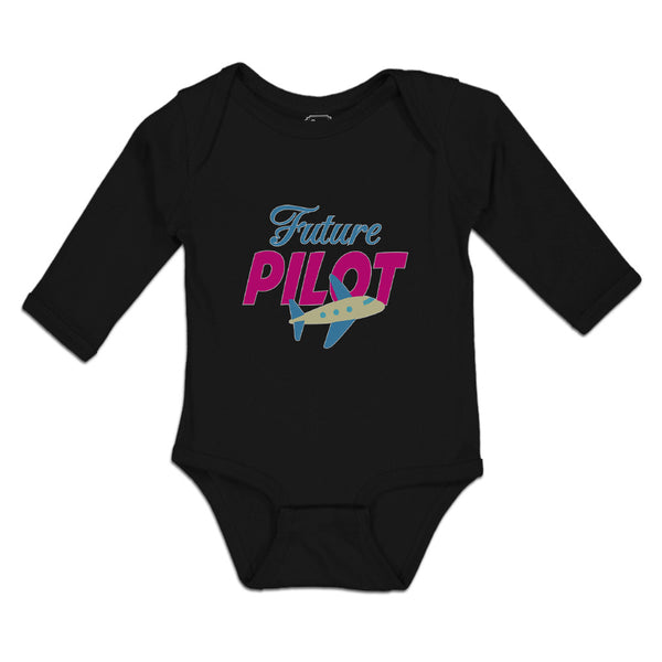 Long Sleeve Bodysuit Baby Future Pilot Boy & Girl Clothes Cotton - Cute Rascals