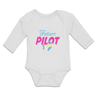 Long Sleeve Bodysuit Baby Future Pilot Boy & Girl Clothes Cotton - Cute Rascals
