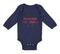 Long Sleeve Bodysuit Baby Future Coder Geek Coding Boy & Girl Clothes Cotton