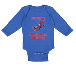 Long Sleeve Bodysuit Baby Future Race Car Driver Racing Style A Cotton - Cute Rascals