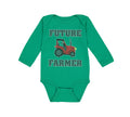 Long Sleeve Bodysuit Baby Future Farmer Farming Style B Boy & Girl Clothes