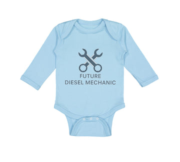 Long Sleeve Bodysuit Baby Future Diesel Mechanic Boy & Girl Clothes Cotton