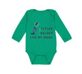 Long Sleeve Bodysuit Baby Future Welder like My Daddy Boy & Girl Clothes Cotton