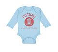 Long Sleeve Bodysuit Baby Future Disc Golf Buddy Boy & Girl Clothes Cotton