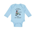 Long Sleeve Bodysuit Baby Future Motocross Rider like My Daddy Cotton