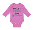 Long Sleeve Bodysuit Baby Future Hockey Star Style B Boy & Girl Clothes Cotton