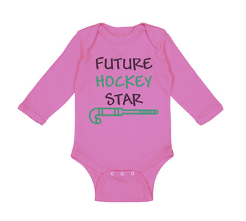 Long Sleeve Bodysuit Baby Future Hockey Star Style B Boy & Girl Clothes Cotton