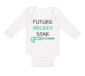 Long Sleeve Bodysuit Baby Future Hockey Star Style B Boy & Girl Clothes Cotton