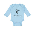 Long Sleeve Bodysuit Baby Future Lineman Style C Boy & Girl Clothes Cotton