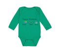 Long Sleeve Bodysuit Baby Future Triathlete Swim Bike Run Boy & Girl Clothes