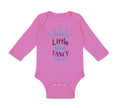 Long Sleeve Bodysuit Baby Little Miss Fancy Pants Boy & Girl Clothes Cotton