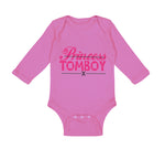 Long Sleeve Bodysuit Baby Princess x Tomboy Boy & Girl Clothes Cotton