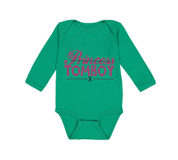 Long Sleeve Bodysuit Baby Princess x Tomboy Boy & Girl Clothes Cotton