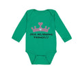 Long Sleeve Bodysuit Baby Self - Rescuing Princess Boy & Girl Clothes Cotton