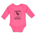 Long Sleeve Bodysuit Baby Caution It's My Birthday Boy & Girl Clothes Cotton