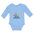 Long Sleeve Bodysuit Baby Happy Birthday to My Grandpa! Boy & Girl Clothes