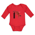 Long Sleeve Bodysuit Baby I'M 1 A Man Riding An Horse Boy & Girl Clothes Cotton