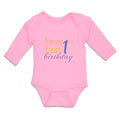 Long Sleeve Bodysuit Baby It's My 1St First Birthday Boy & Girl Clothes Cotton