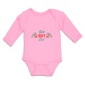Long Sleeve Bodysuit Baby Best Gift Ever with Wrappped Colourful Papers Cotton
