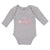 Long Sleeve Bodysuit Baby Feed Me Candy Canes & Tell Me I'M Pretty Cotton - Cute Rascals