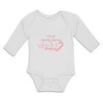 Long Sleeve Bodysuit Baby Feed Me Candy Canes & Tell Me I'M Pretty Cotton - Cute Rascals