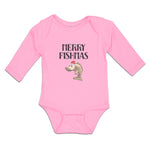 Long Sleeve Bodysuit Baby Merry Fishmas Boy & Girl Clothes Cotton