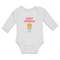 Long Sleeve Bodysuit Baby Merry Swishmas Boy & Girl Clothes Cotton