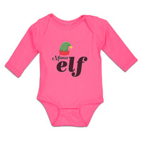 Long Sleeve Bodysuit Baby Mama Elf with Hat Boy & Girl Clothes Cotton