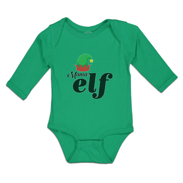 Long Sleeve Bodysuit Baby Mama Elf with Hat Boy & Girl Clothes Cotton