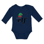 Long Sleeve Bodysuit Baby Mama Elf with Hat Boy & Girl Clothes Cotton