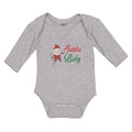 Long Sleeve Bodysuit Baby Santa Baby with Santa Claus Boy & Girl Clothes Cotton