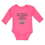 Long Sleeve Bodysuit Baby Don'T Bother Me I'M Watching Irish Grandpa Cotton - Cute Rascals