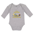 Long Sleeve Bodysuit Baby I'M Digging Thanksgiving Bird Wings Jcb Cotton